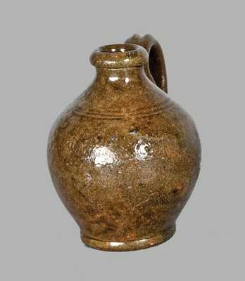 Miniature Ovoid Redware Jug