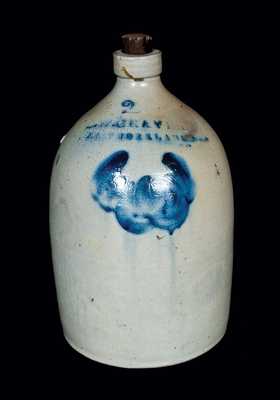 D. W. GRAVES / WEST MORELAND (New York) Stoneware Jug