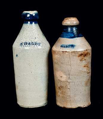 Lot of Two: Stoneware Bottles
