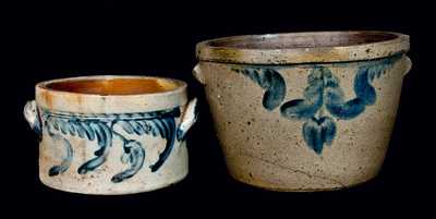 Lot of Two: Stoneware Bowl and Stoneware Butter Crock