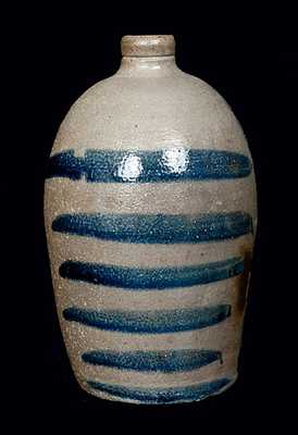 Western PA Stoneware Jug with Six Stripes