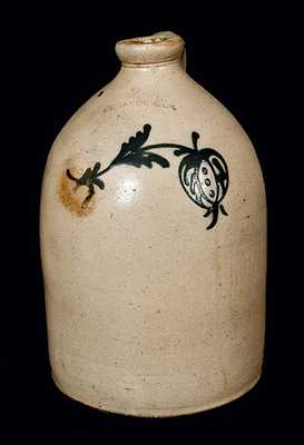 EDMANDS & CO. Stoneware Jug with Floral Decoration