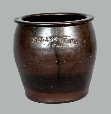 SUGAR VALLEY, PA Stoneware Cream Jar