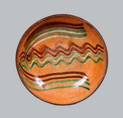 Dryville, Berks County, PA Redware Plate