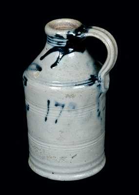 Rare and Important Stoneware Jug Dated 1796, possibly Cheesequake, NJ