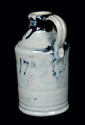 Rare and Important Stoneware Jug Dated 1796, possibly Cheesequake, NJ