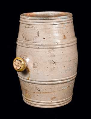 Rare Stoneware Rundlet Impressed