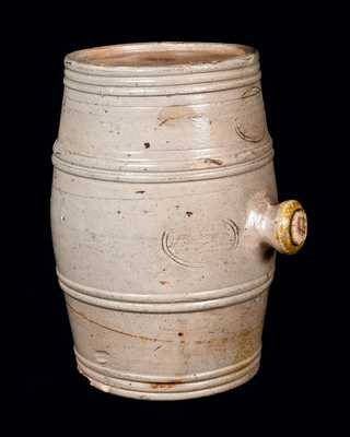 Rare Stoneware Rundlet Impressed