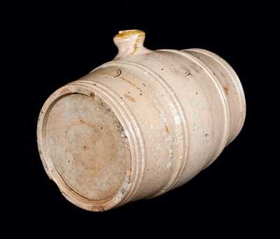 Rare Stoneware Rundlet Impressed