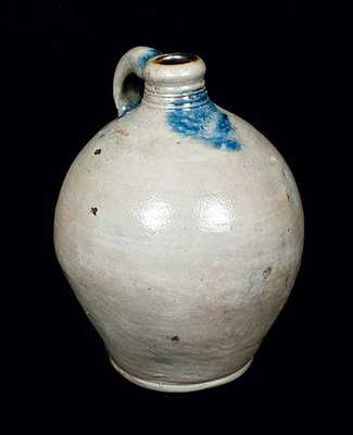 Ovoid Stoneware Jug, Cheesequake, NJ, circa 1800