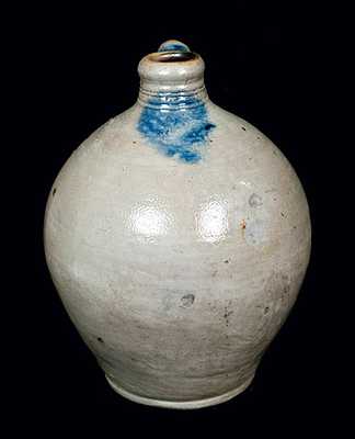 Ovoid Stoneware Jug, Cheesequake, NJ, circa 1800