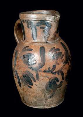Huntingdon County, Pennsylvania, Stoneware Pitcher w/ Profuse Decoration