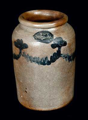 Half-Gallon Henry Remmey, Philadelphia, Stoneware Crock, c1840