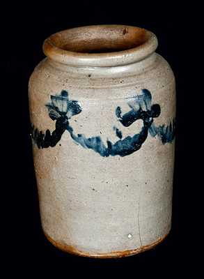 Half-Gallon Henry Remmey, Philadelphia, Stoneware Crock, c1840