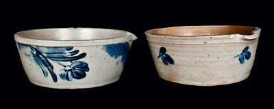 Lot of Two: Baltimore Stoneware Milkpans