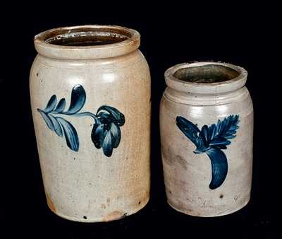 Lot of Two: Maryland and Pennsylvania Stoneware Crocks