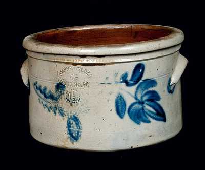 D. P. SHENFELDER / READING Stoneware Butter Crock