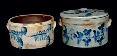 Lot of Two: Philadelphia, PA Stoneware Cake Crocks