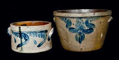 Lot of Two: Stoneware Bowl and Stoneware Butter Crock