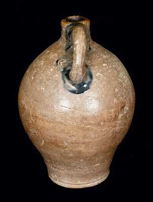 Scarce attrib. John Crolius, New York City, c1775 Stoneware Jug w/ Incised Decoration