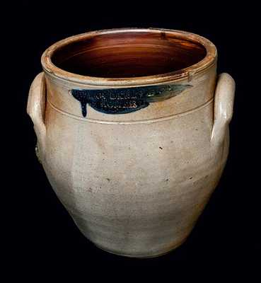 CHOLLAR, DARBY & CO. / HOMER, NY Stoneware Crock