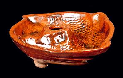 Pennsylvania Redware Fish Mold