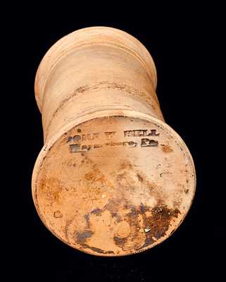 Rare JOHN W. BELL, Waynesboro, PA, Redware Vase