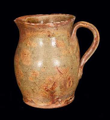 Rare New England Redware Pitcher