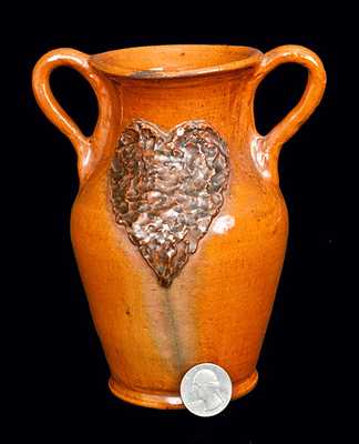 Very Rare W. W. CLINE / Hartford City, Indiana Redware Vase