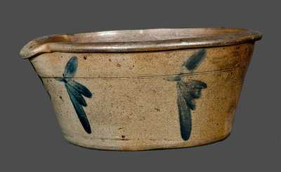 Grier, Chester County, PA Stoneware Milkpan