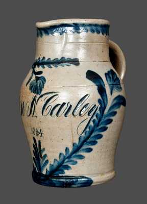 Exceptional Richard Remmey, Philadelphia, PA, Stoneware Presentation Pitcher