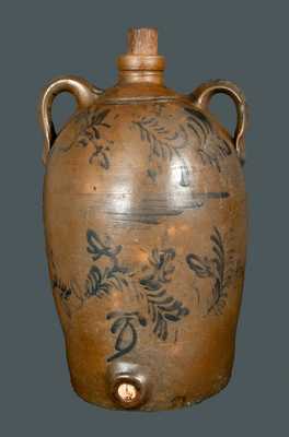 Morgantown, WV Stoneware Water Cooler w/ Inscription and Dates