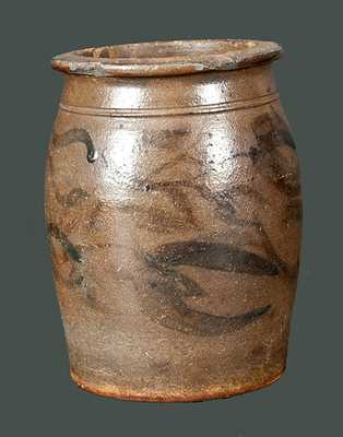 Quart-Sized Stoneware Canning Jar att. G. & A. Black, Somerfield, PA