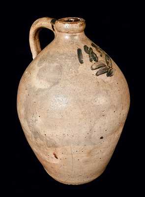 New Jersey Stoneware Jug with Cobalt Date "1834"