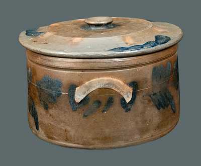 Chester County, PA Stoneware Cake Crock with Lid