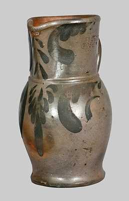 1/2 Gal. J. M. HICKERSON / STRASBURG, VA Stoneware Pitcher
