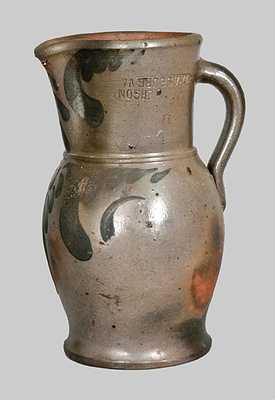 1/2 Gal. J. M. HICKERSON / STRASBURG, VA Stoneware Pitcher