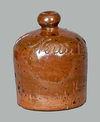 Meriden, CT Stoneware Bank "From Uncle Jack"