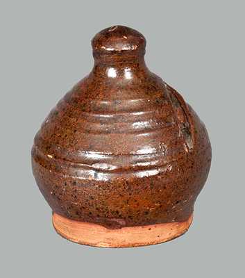 Diminutive Redware Bank