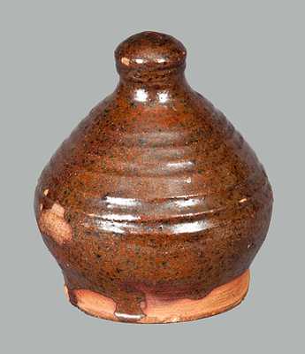 Diminutive Redware Bank