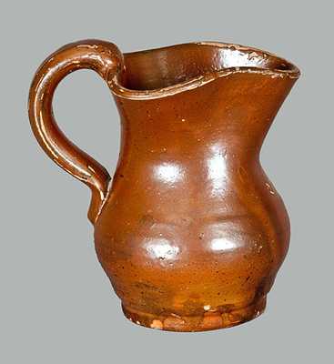 Anna Pottery Stoneware Cream Pitcher Inscribed Anna