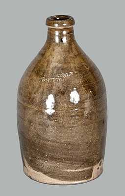 H. H. ZIGLER / NEWVILLE, PA Glazed Stoneware Bottle