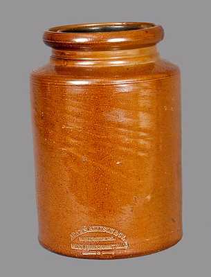 MIDDLEBURY, SUMMIT CO., OH Stoneware Canning Jar