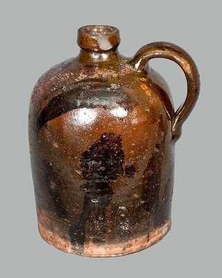 Redware Jug with Manganese Decoration