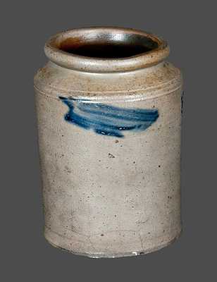 1/2 Gal. Stoneware Jar att. Old Bridge, NJ