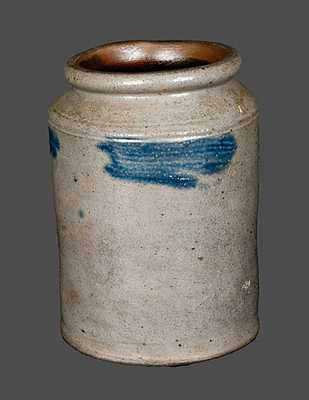 1/2 Gal. Stoneware Jar att. Old Bridge, NJ