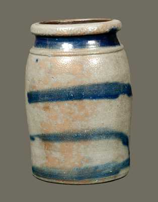 Western PA Stoneware Jar with Four Stripes