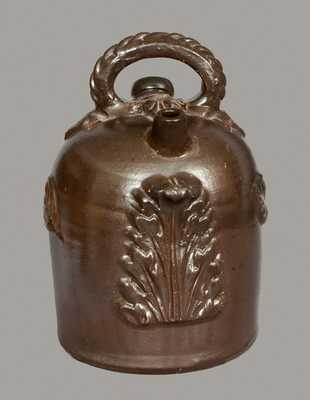 Ohio Stoneware Harvest Jug with Applied Decoration.