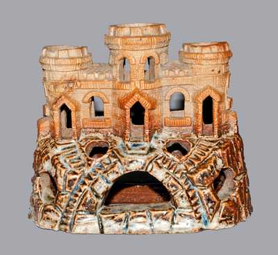 Small-Sized Stoneware Aquarium Castle