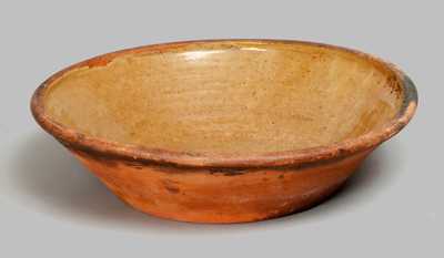 Large-Sized Redware Pan, New York State or New England